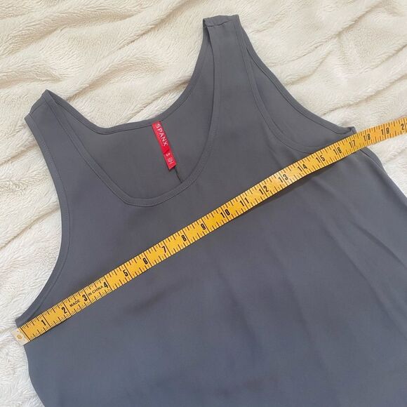 Spanx Chiffon tank top Smoky Olive - Picture 5 of 6